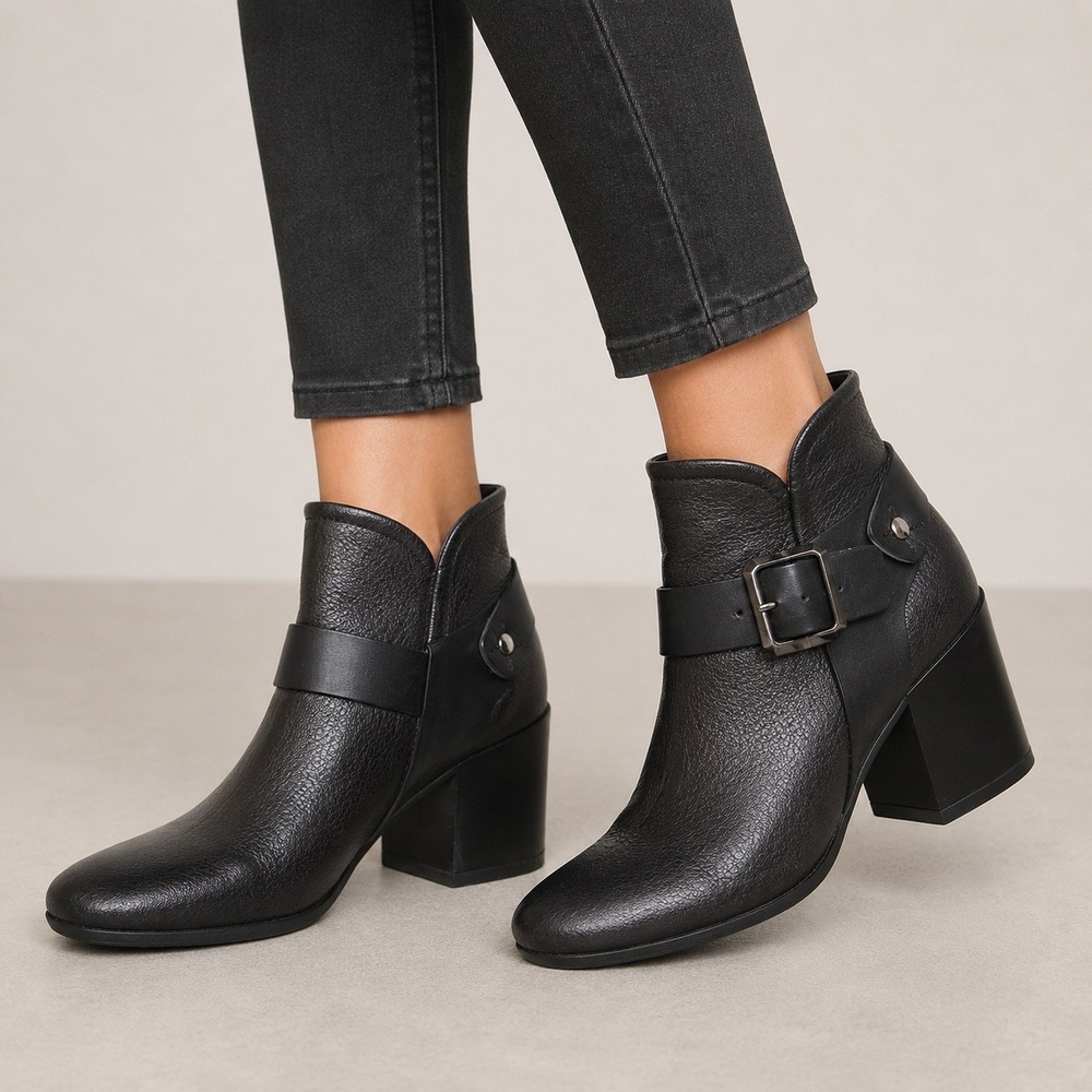 Anthropologie Naked Feet Leilanik Metallic Gray Ankle‎ Booties Size 8.5